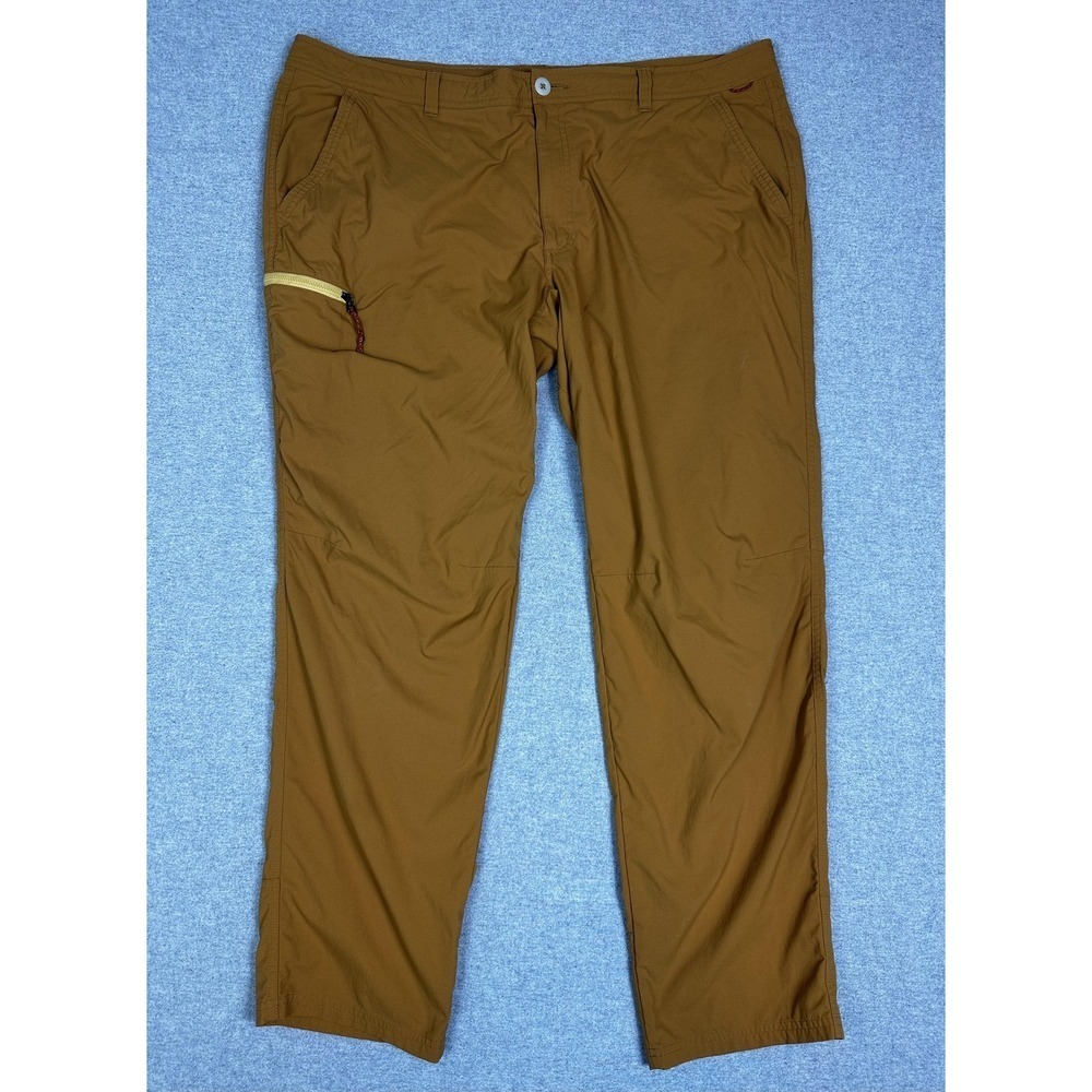REI Co-op Pants Mens 44x32 Brown Nylon Stretch Hiking Trail Outdoor Adventure